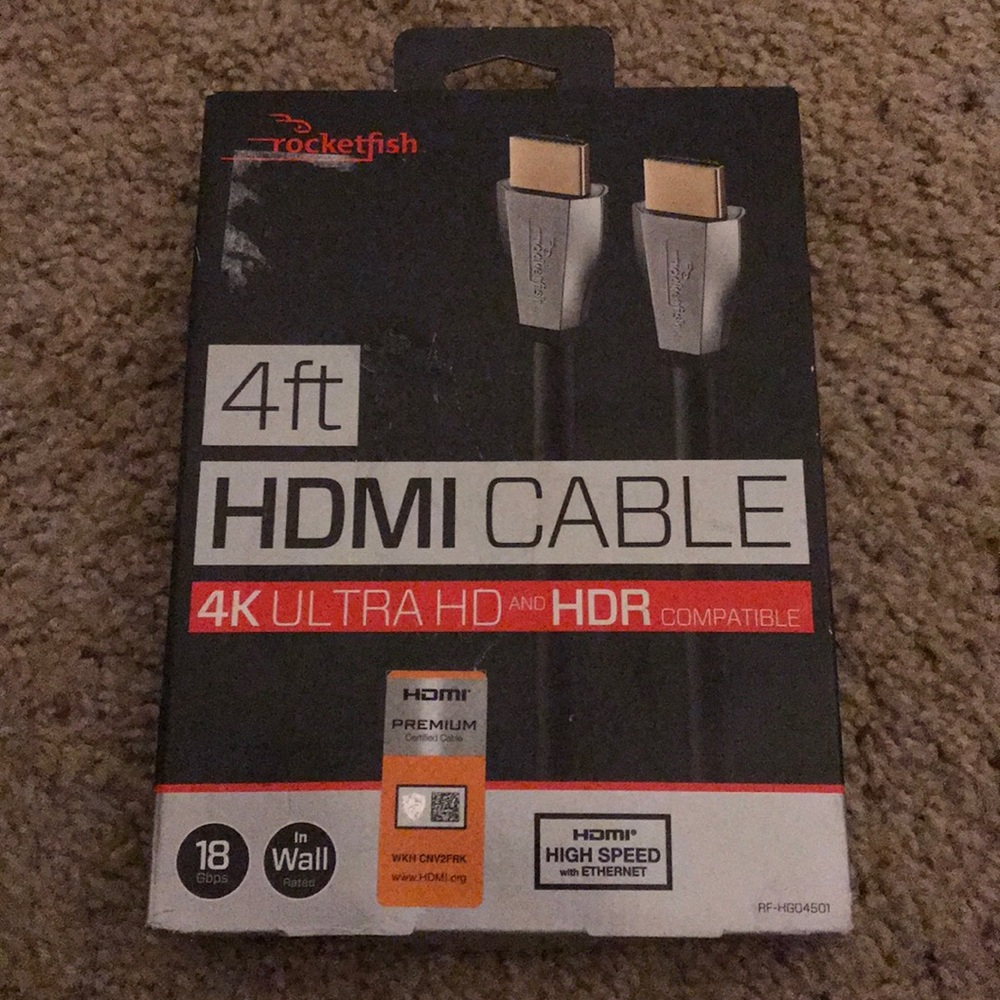 HDMI brand new cable 4ft